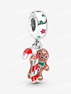 Pandora Gingerbread Man Dangle Charm